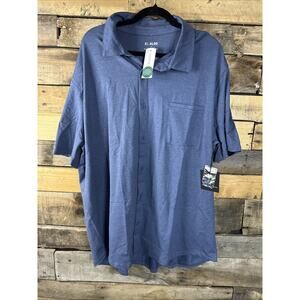 01.Algo AlgoFlex Performance Short Sleeve Shirt, 2XL XXL, Blue